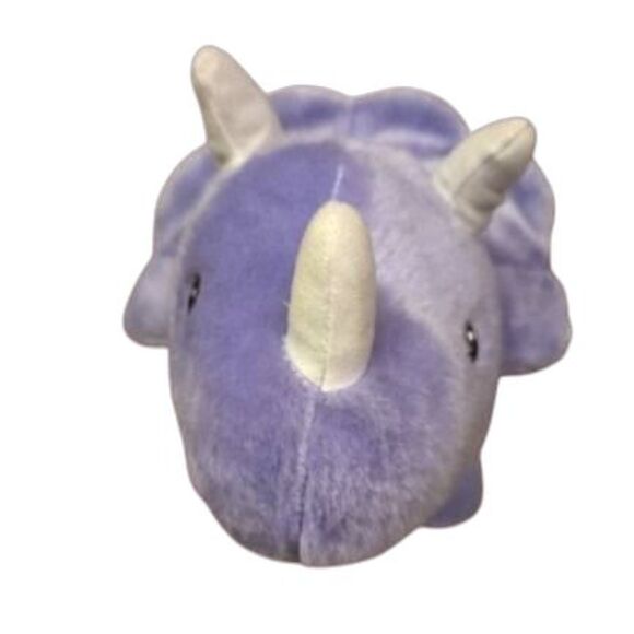 BenBen Triceratops Dinosaur Purple Plush - Picture 7 of 8
